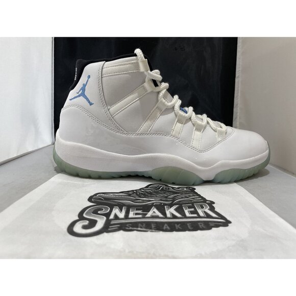 Air Jordan 11 Retro 'White/Legend Blue-Black' 378037 117 - Picture 1 of 8